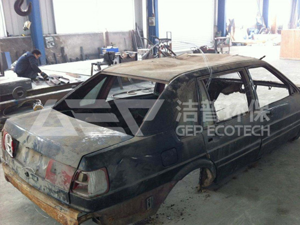 報廢汽車破碎機,及汽車外殼破碎回收生產線介紹