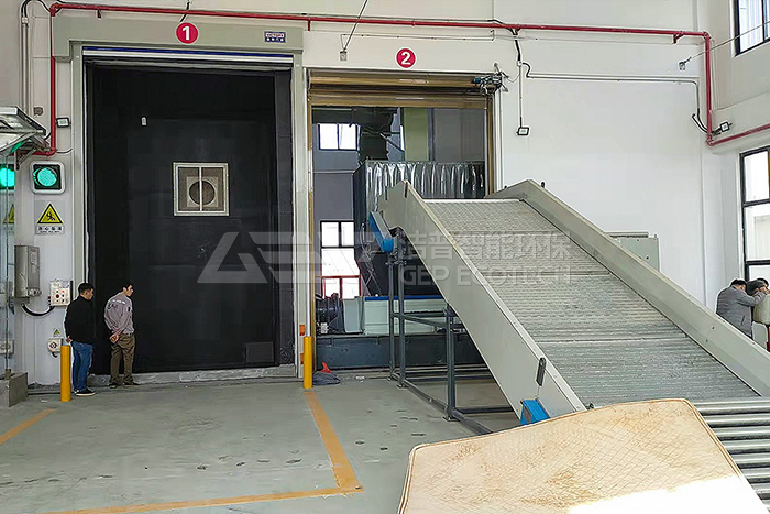 福建垃圾中轉站協同處置大件垃圾(家具,沙發)破碎設備項目